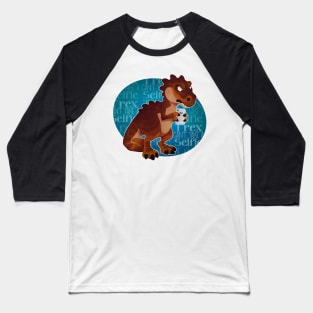 T-rex can't take a selfie Baseball T-Shirt